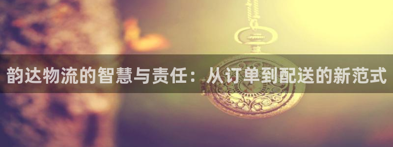 旺财28链官网：韵达物流的智慧与责任