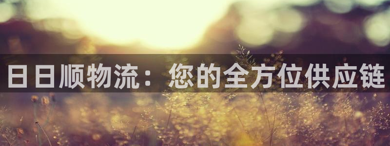 旺财28那个才是充值账号：日日顺物流